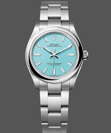 Rolex Oyster Perpetual 31 Turquoise Blue Dial 277200 0007 Women's Watch