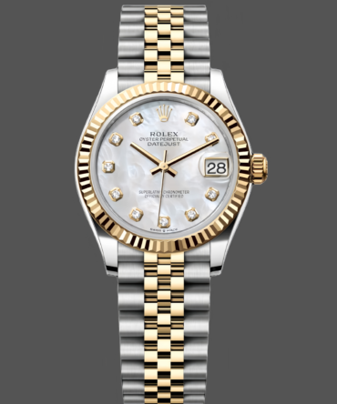 Rolex Datejust 126333 0018 41mm White Mother of Pearl Diamond Dial Men's Watch