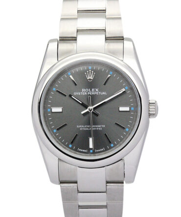 Replica Rolex Oyster Perpetual Lady 31mm Black Dial 177200-2