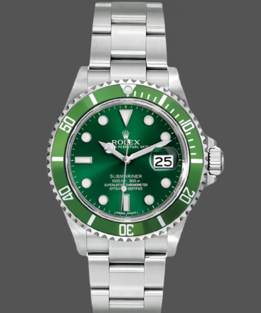 Rolex Submariner 16610 Stainless Steel Refinished Green Dial 40mm Mens Replica Watch