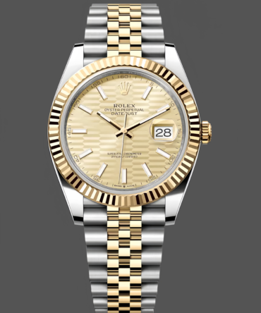 0012214233 Champagne Motif dial Fluted Bezel 36MM Unisex Replica Watch
