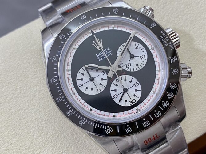 Rolex Cosmograph Daytona 116520 Bamford Heritage Paul Newman Black Dial Steel 40mm Men's Watch