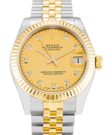 Replica Rolex Lady-Datejust 31mm Champagne Dial 178273