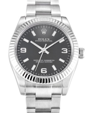 Replica Rolex Oyster Perpetual Lady 31mm Black Dial 177234