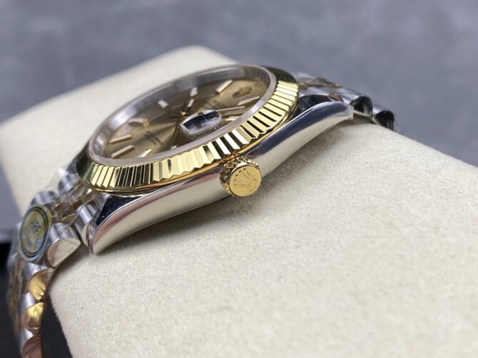 Rolex Datejust 126333 0010 Champagne Index Jubilee 41mm Two Tone Steel