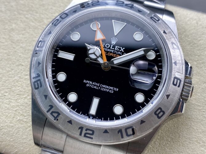 Rolex Explorer II m226570 0002 Stainless Steel Black Dial 42MM Mens Replica Watch