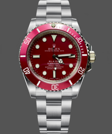Rolex Blaken Submariner Truckee Red Limited Edition 40MM Mens Replica Watch