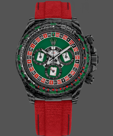 Rolex Daytona Diw Black Carbon Lucky Player (casino) 40mm Oyster