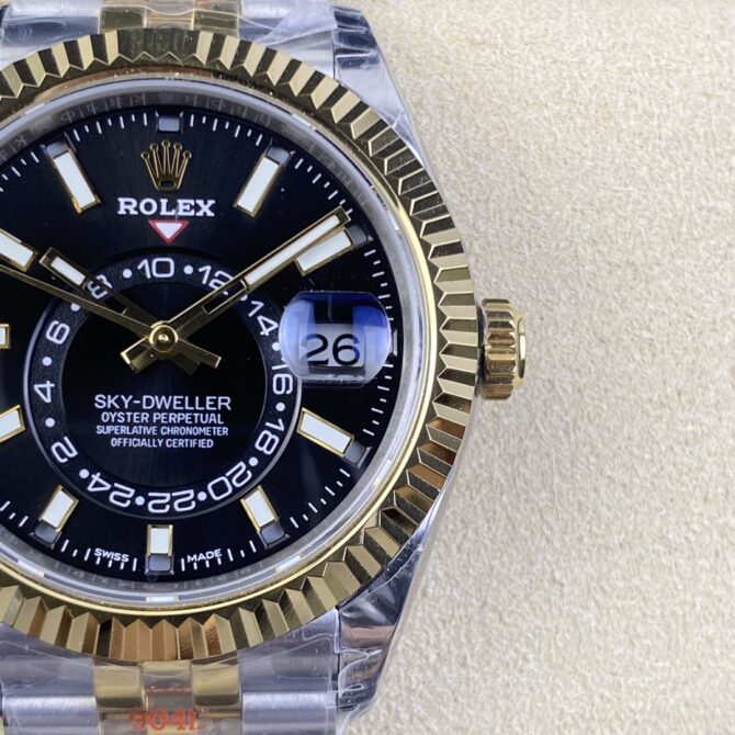 Rolex Sky Dweller 42 Oystersteel and Yellow Gold M336933 0004 Men's Watch
