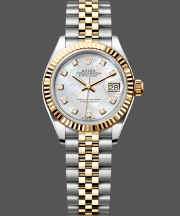 Rolex Datejust 279173 Mother Of Pearl Diamond Dial Fluted Bezel 28mm Lady Replica Watch