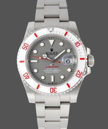 Rolex DIW Submariner Date Sandblasted  116610 Limited Edition Full 904L Grey Dial 40mm
