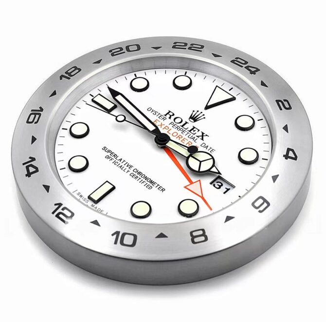Rolex Explorer White dial Wall Clock