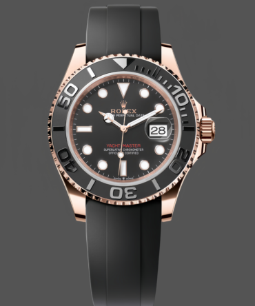 Rolex Yacht-Master 126655 40mm Automatic Black Dial 18kt Everose Gold Watch