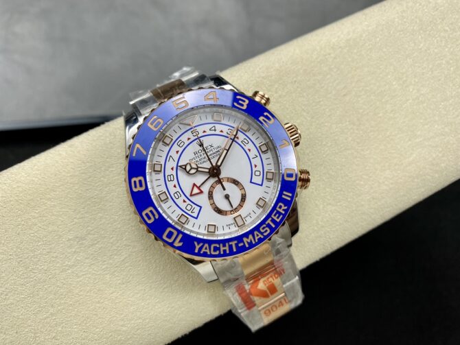 Rolex Yacht-Master II 116681 White dial 44mm Mens replica Watch