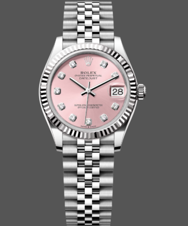 Rolex Datejust 31 Pink Dial Diamonds Jubilee 278274 0032 Women's Watch