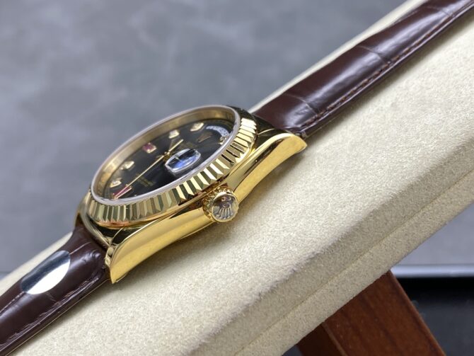 Replica Rolex Day Date 118138 0020 Yellow Gold Diamond Ruby 36 mm