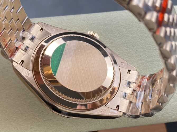 Rolex Sky Dweller 42 Everose Gold Blue Green Dial m336935 0005 Men's Watch