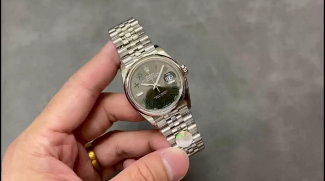 18544300 0017 Grey Wimbledon dial Stainless Steel 36MM Unisex Replica Watch
