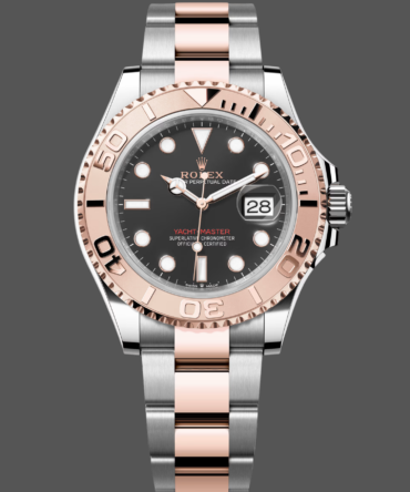 Rolex Yacht-Master 126621 EverRose Gold Black Dial 40MM Mens Replica Watch
