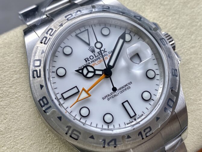 Rolex Explorer II m226570 0001 Stainless Steel White Dial 42MM Mens Replica Watch